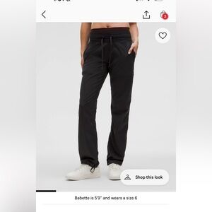 Lululemon Athletica dance studio midrise Pants